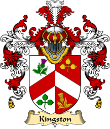 Irish Family Coat of Arms (v.25a) Kingston