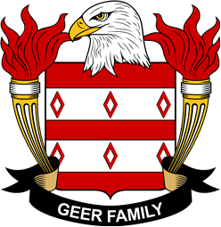 Coat of arms used by the Geer family in the United States of America