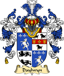 Welsh Family Coat of Arms (v.25) Daylwyn (or Bushe)