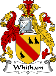 English Coat of Arms for the family Whitham