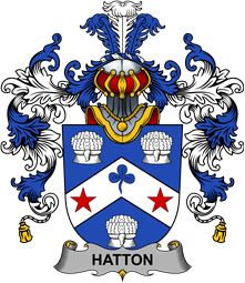 Irish Family Coat of Arms (v.25b) Hatton or McIlhatton