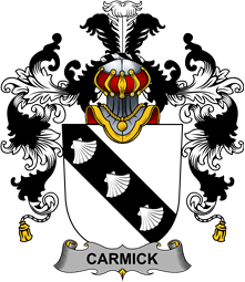 Irish Family Coat of Arms (v.25b) Carmick