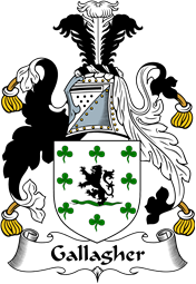 Irish Coat of Arms for Gallagher