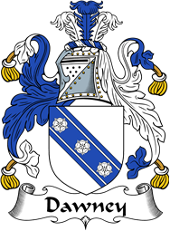 English Coat of Arms for the family Dawney