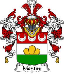 Italian Family Coat of Arms (v.25b) Montini