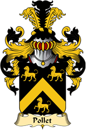 French Family Coat of Arms (v.23) for Pollet