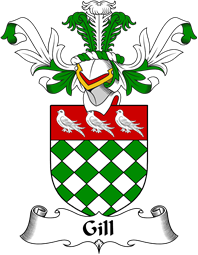 Coat of Arms from Scotland for Gill