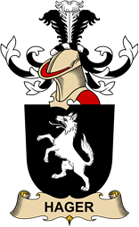 Republic of Austria Coat of Arms for Hager