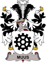 Coat of arms used by the Danish family Muus