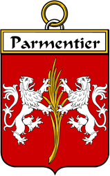 French Coat of Arms Badge for Parmentier