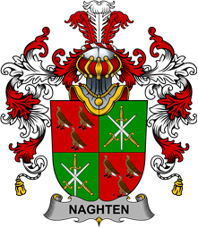 Irish Family Coat of Arms (v.25b) Naghten or O