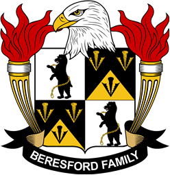 Coat of arms used by the Beresford family in the United States of America