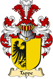 v.23 Coat of Family Arms from Germany for Tappe