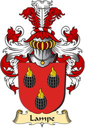 v.23 Coat of Family Arms from Germany for Lampe