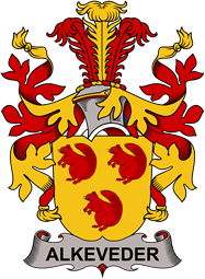 Coat of arms used by the Danish family Alkeveder