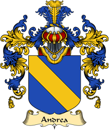 Italian Family Coat of Arms (v.25a) Andrea