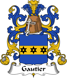 Coat of Arms from France for Gautier