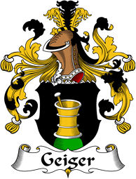 German Wappen Coat of Arms for Geiger