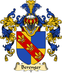 English Family Coat of Arms (v.25) Berenger or Beringer