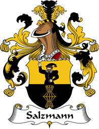 German Wappen Coat of Arms for Salzmann