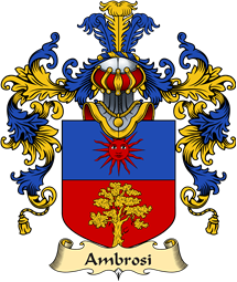 Italian Family Coat of Arms (v.25a) Ambrosi