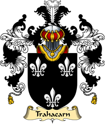 Welsh Family Coat of Arms (v.25) Trahaearn (AP CARADOG, King of Gwynedd)