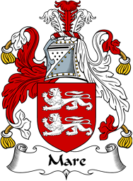 English Coat of Arms for the family Mare