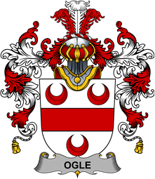 Irish Family Coat of Arms (v.25b) Ogle