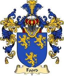 Irish Family Coat of Arms (v.25a) Foord