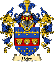 Welsh Family Coat of Arms (v.25) Hoton (or Houghton-of Pembrokeshire)