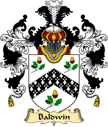 English Family Coat of Arms (v.25) Baldwin (1662)