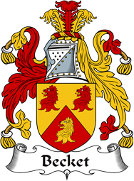 Irish Coat of Arms for Becket