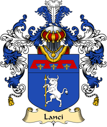 Italian Family Coat of Arms (v.25a) Lanci