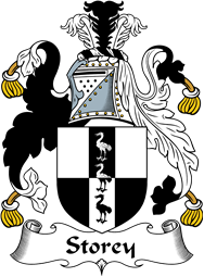 English Coat of Arms for the family Storey
