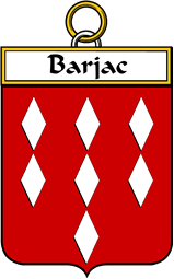 French Coat of Arms Badge for Barjac