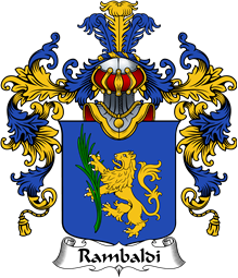 Italian Family Coat of Arms (v.25b) Rambaldi