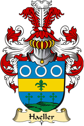 v.23 Coat of Family Arms from Germany for Haeller
