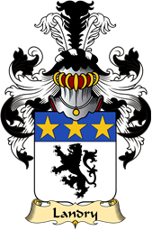 French Family Coat of Arms (v.23) for Landry