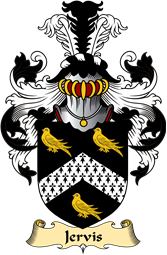 Irish Family Coat of Arms (v.23) for Jervis or Jervois