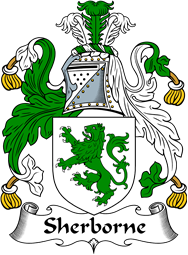 English Coat of Arms for the family Sherborne