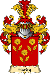 French Family Coat of Arms (v.23) for Hardy