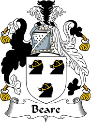 English Coat of Arms for the family Beare