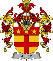 Irish Family Coat of Arms (v.25b) Alley