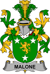 Irish Coat of Arms for Malone or O