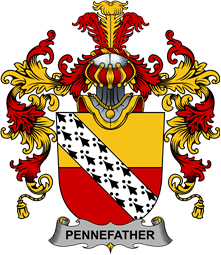 Irish Family Coat of Arms (v.25b) Pennefather