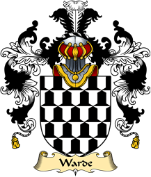 Welsh Family Coat of Arms (v.25) Warde (de la, of Denbighshire)