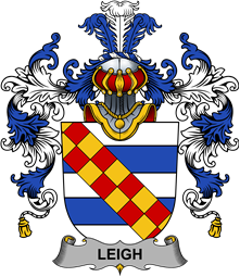 Irish Family Coat of Arms (v.25b) Leigh or McLaeghis