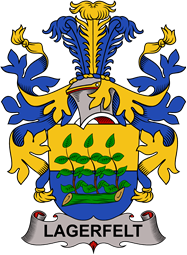 Swedish Coat of Arms for Lagerfelt