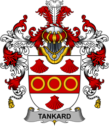 Irish Family Coat of Arms (v.25b) Tankard