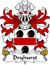 Welsh Coat of Arms for Dryhurst (of Denbighshire)